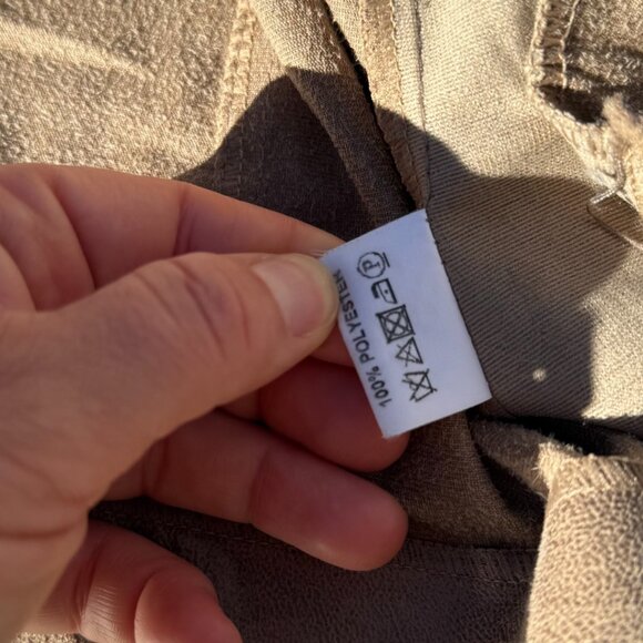 Extenzo Paris Faux Tan Suede Cowboy Jacket French Fashion Size 40 - Picture 11 of 13